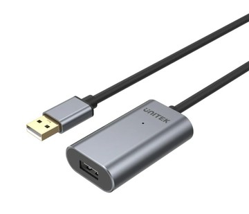 UNITEK 鋁合金USB2.0信號放大延長線5M(Y-271)