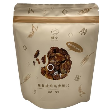 VERDO 惟朵 裸食纖維燕麥脆餅 法式可可口味  100g  1包