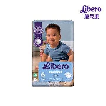 麗貝樂 Comfort黏貼型紙尿褲 XL (6號21片x8包/箱 13-20kg適用)