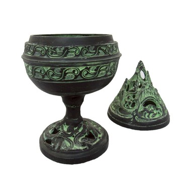 鏤空仿古青銅器擺件博山爐香爐工藝品薰爐家居裝飾禮品漢婚道具