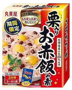 丸美屋 期間限定 栗入りお赤飯の素 260G×5個