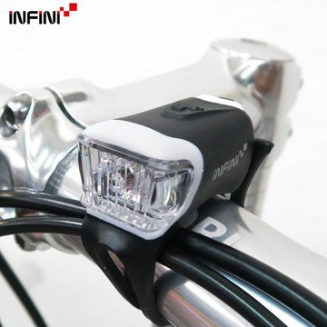 【INFINI】ORCA I-204W 白光LED鯨魚燈3模式警示前燈-黑