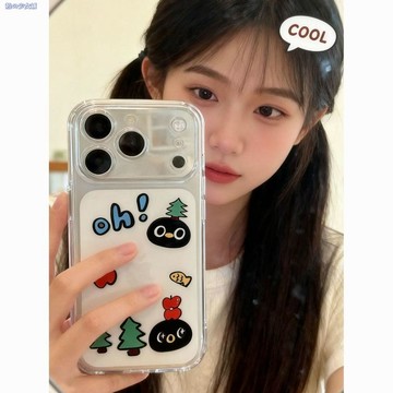 企鵝樹頭oh適用蘋果iPhone171615promax手機殼1413軟殼透明12