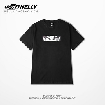 男士短袖T恤夏天圓領印花半袖體恤衫青年時尚純棉上衣服潮牌男裝