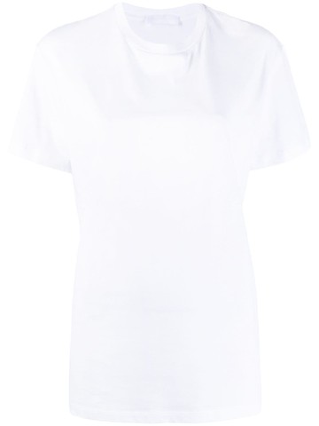WARDROBE.NYC - round neck cotton T-shirt - women - Cotton - XXS - White