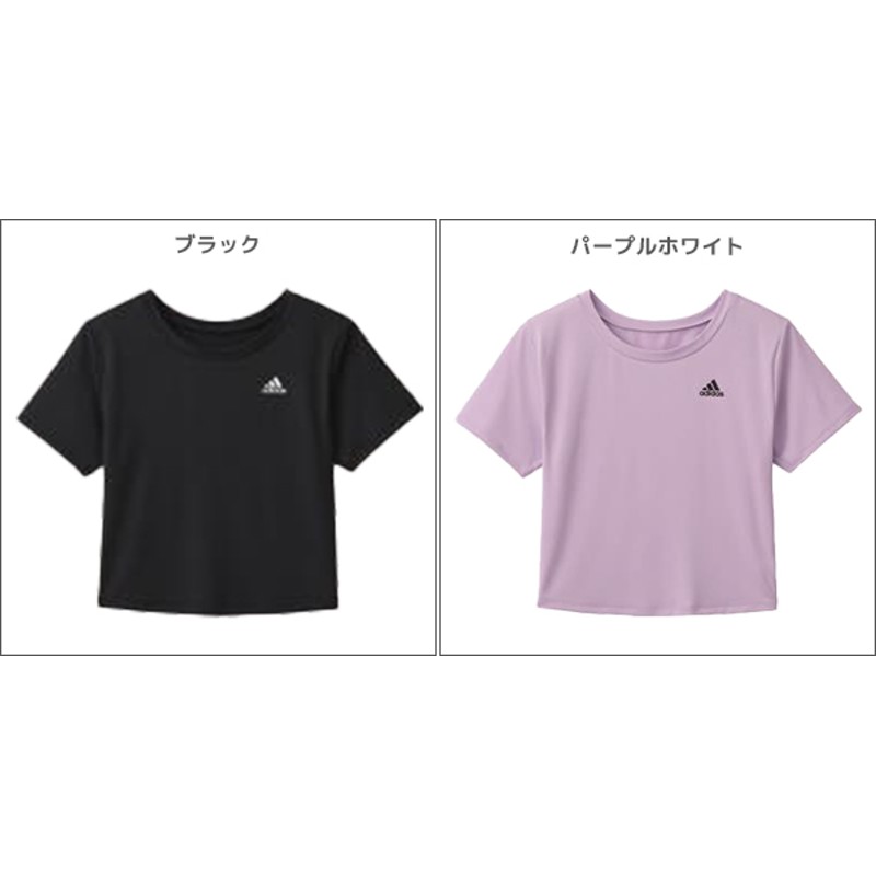 adidas アディダス スタイルアップ クロップド丈Tシャツ トップス