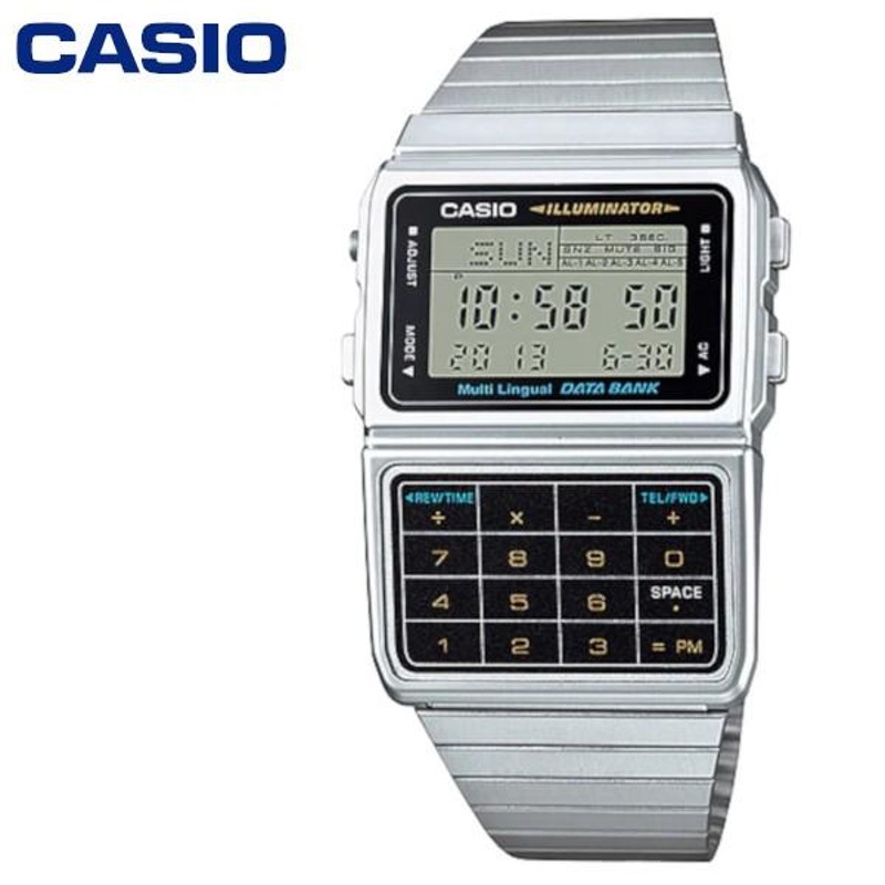 送料無料】チープカシオ データバンク DATA BANK 腕時計 CASIO DBC-611-1 シルバー 【追跡可能メール便】 |  LINEブランドカタログ