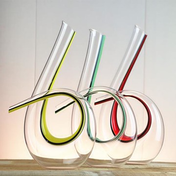 促銷6字款紅酒高端醒酒器家用奢華u型豎琴倒酒音符歐式分酒壺酒具