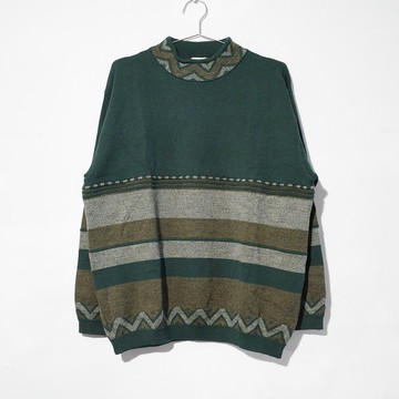 復古毛衣 古著毛衣 古著 毛衣 日本製 80% 混羊毛 民族風 R00365