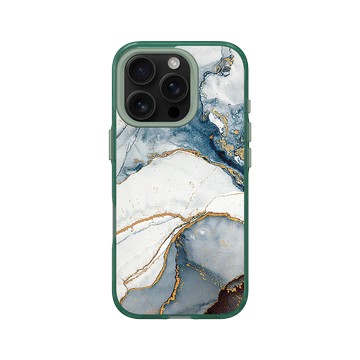 iPhone 16 Pro Clear 憂墨綠 - 石紋與渲染 / Marble & Dreamy Gradient - 破曉