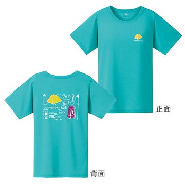 ├登山樂┤日本 mont-bell Wickron T-SHIRT 女透氣排汗短袖 # 1114254TQB