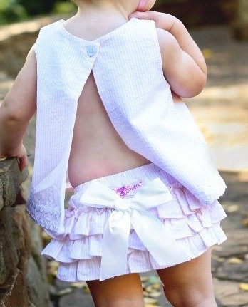 2015 春夏 淺粉色條紋 Swing Top