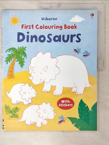【書寶二手書T7／少年童書_EXJ】Dinosaurs (First Colouring Book)_Sam Taplin