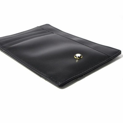 モンブラン 名刺入れ 黒 レザー MONTBLANC モンブラン 名刺入れ ブラック 本革