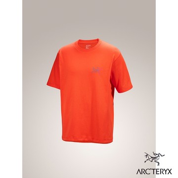 【Arcteryx 始祖鳥官方直營】男 Kragg Logo 短袖休閒Tee 太陽橘/漸層色
