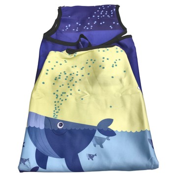 LittleChili 行李箱套 - 藍色鯨魚  L(26~29吋)