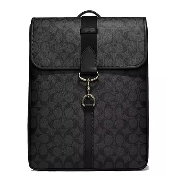 COACH 經典老花大款水桶包 手提包 防刮PVC 肩背包 斜背包 CH191 深咖啡色(現貨)▶指定Outlet商品5折起☆現貨【送禮首選★APP下單點數4倍送】
