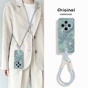 小清新蝴蝶適用vivox100s手機殼新款全包防摔高端vivo x200pro背帶斜跨高級感女x90掛繩手提原創輕奢x100硅膠