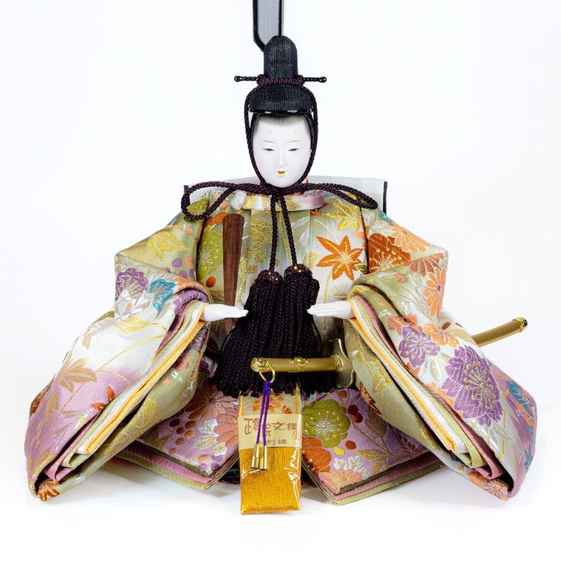 雛人形 吉徳 3段5人飾り 花ひいなA-1 雛人形 三段飾り 京