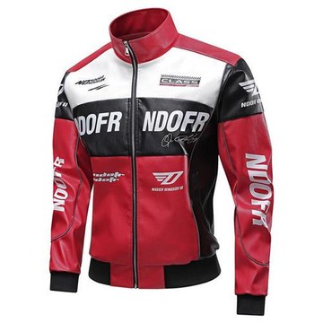 【巴黎精品】現貨+預購 美式皮衣外套立領夾克薄外套秋冬商務簡約上衣大碼休閒男裝-賽車男外套3色a1lc21