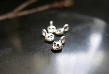 小骷髏吊飾/Silver 925