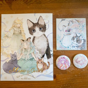 Chiya 2024 貓咪主題插圖冊 MEOW GIRL
