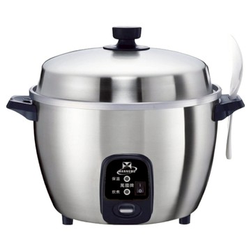 WANNGWO 萬國牌 不銹鋼厚釜電鍋  10人份大容量  多功能烹煮  耐用材質  AQ10ST