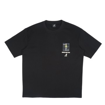 KANGOL 短T 黑色 袋鼠刺繡 趣味 短袖 中性 6525102020