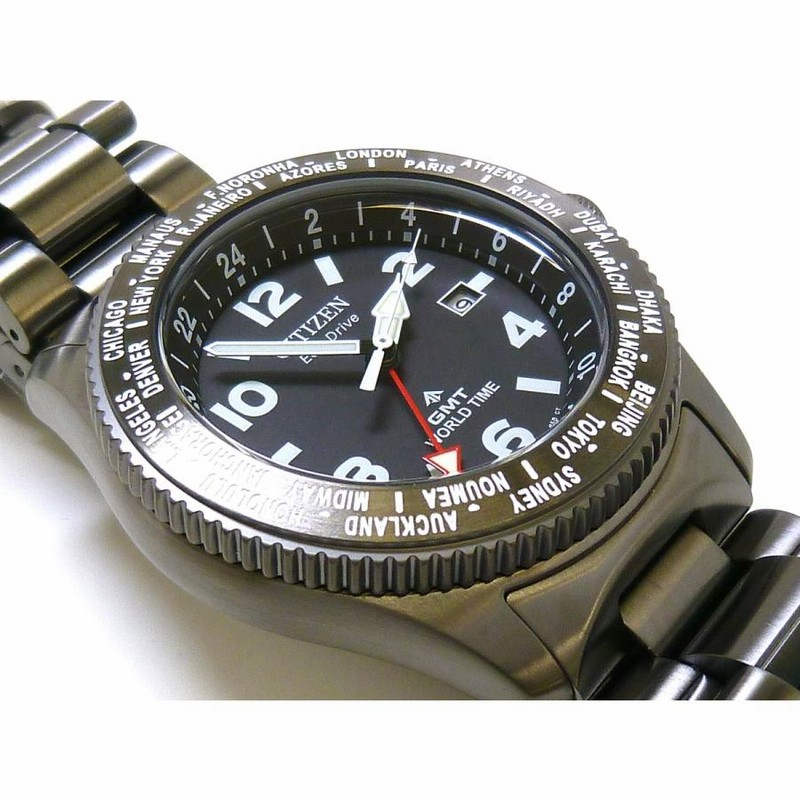 【極美品】シチズン　プロマスター　BJ7107-83E B877-R011626 CITIZEN プロマスター GMT ワールドタイム エコドライブ B877