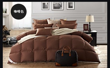 {保暖鵝絨}95白鵝絨 靜音加厚純棉貢緞被芯羽絨被 七天預購+現貨