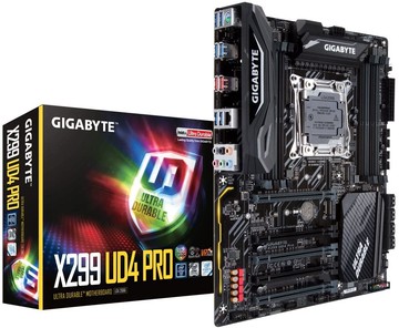【折300+10%回饋】【美國代購-現貨】 技嘉 X299 UD4 Pro 專業工作站主機版 (Intel LGA 2066 Core i9/ATX/2 M.2/USB 3.1 gen 2 Type-A/RGB Fusion/MB)