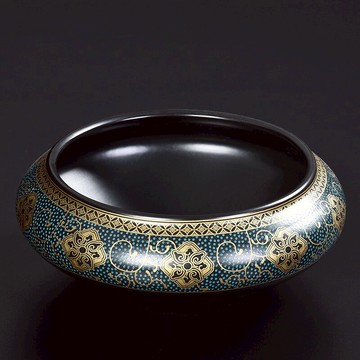 陶福氣 琺瑯彩黑天目茶洗碗 家用琺瑯彩黑陶瓷茶杯收納碗茶渣缸