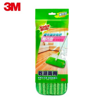 3M 魔布強效拖把-輕巧型耐用升級版補充包(2入裝)