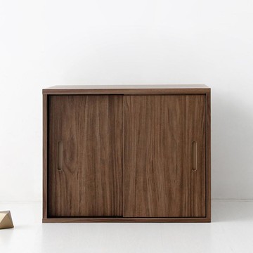 marketB 米蘭斯 雙門收納櫃  中棕色  56cm(寬) x 40cm(深) x 45cm(高)