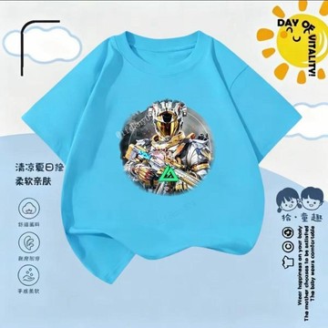 台灣出貨 三角洲行動周邊 三角洲衣服 兒童純棉短袖T恤 男女童印花短袖 夏季休閒上衣 兒童短袖T恤 男童上衣 純棉 童裝