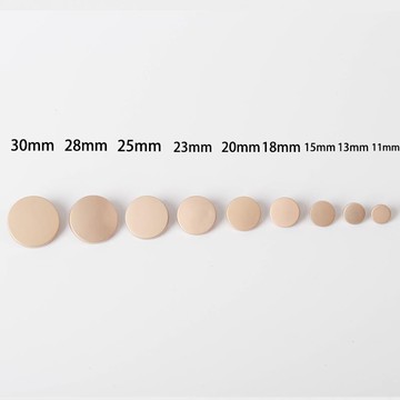 感金屬扣子百搭平面扣子圓形男女襯衫衣服外套西裝金屬扣子大