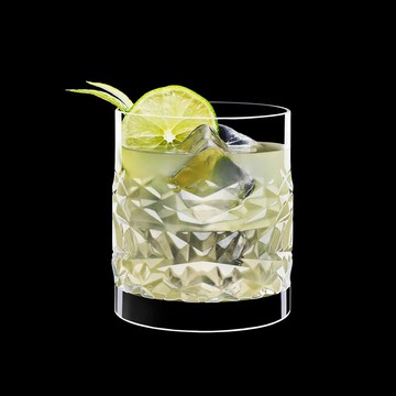 Luigi bormioli 無鉛水晶雕紋威士忌杯-380ml (1入)Drink eat 器皿工坊