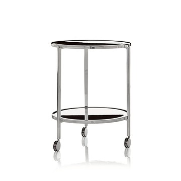 Tambour 樂鼓 拋光邊几（附輪、H 65 cm）