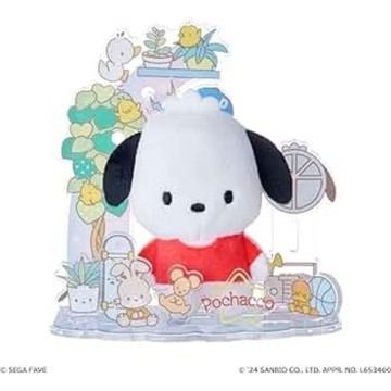【震撼精品百貨】Pochacco 帕帢狗~日本三麗鷗Sanrio 帕恰狗絨毛壓克力*82062