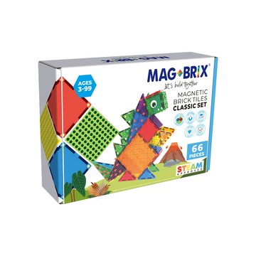 MAGBLOX 澳洲 美學磁力片 MAGBRIX 積木磁力片綜合組 66pcs