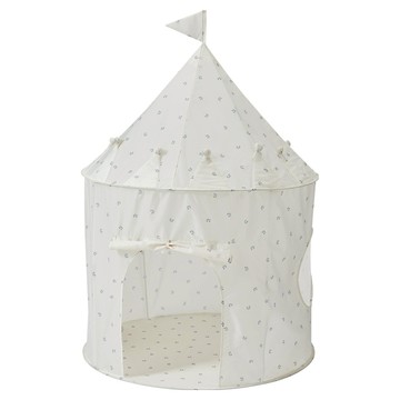 3 sprouts 兒童遊戲帳篷 - 100% 再生織物 堅固玻璃纖維  藍莓色/灰褐色  1個  134 x 100cm