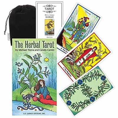 Kancharo タロットカード 78 枚 タロット占いハーバル タロット The Herbal Tarot日本語のタロットカード基本説明書