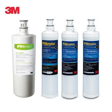 【3M】3US-F008-5濾心｜PP濾心3RS-F001-5一支｜樹脂濾心3RF-F001-5兩支