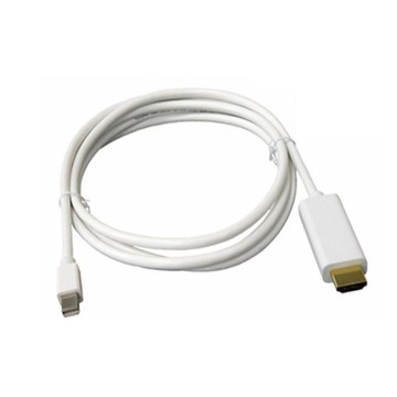 Bravo-u Mini DisplayPort公 to HD高畫質視頻影音轉接線1.8M_白