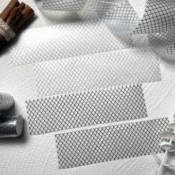 黑白柵欄大號款遮蔽膠帶