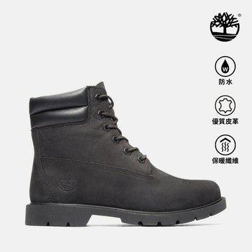 Timberland 女款黑色休閒防水6吋靴|A156S001