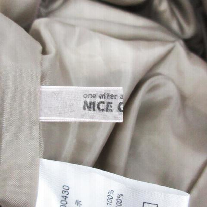 ナイスクラップ NICE CLAUP フレアスカート ロング丈 マキシ丈 総柄 