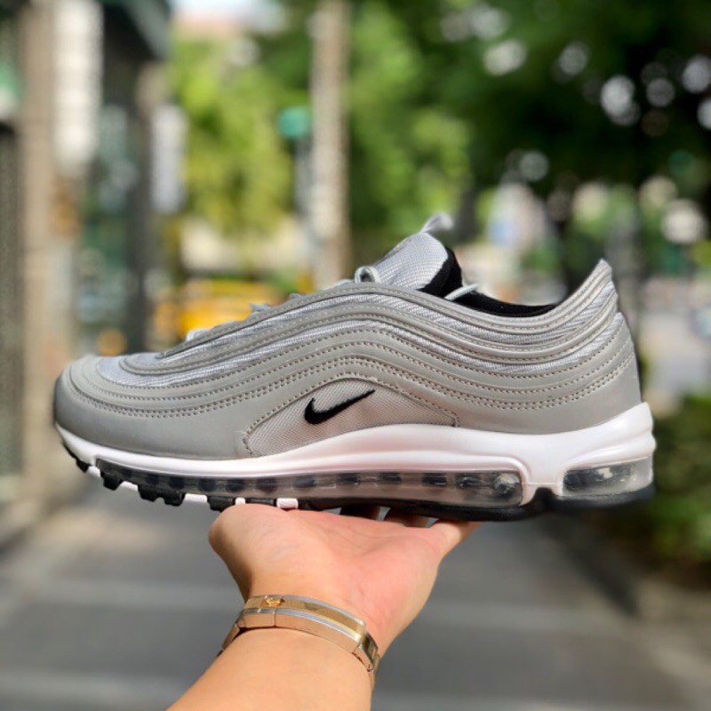 Nike Air Max 97 312834'-'007 銀彈黑勾日本限定3M反光全氣墊慢跑