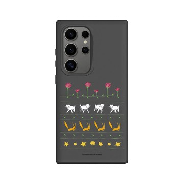 Galaxy S24 Ultra SolidSuit 黑 - Le Petit Prince 小王子 - 條紋 - 圖樣