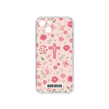 iPhone 15 Plus 殼 TRON IPhone 15 PLUS 十字架粉色系  載具 四角防摔殼 手機殼